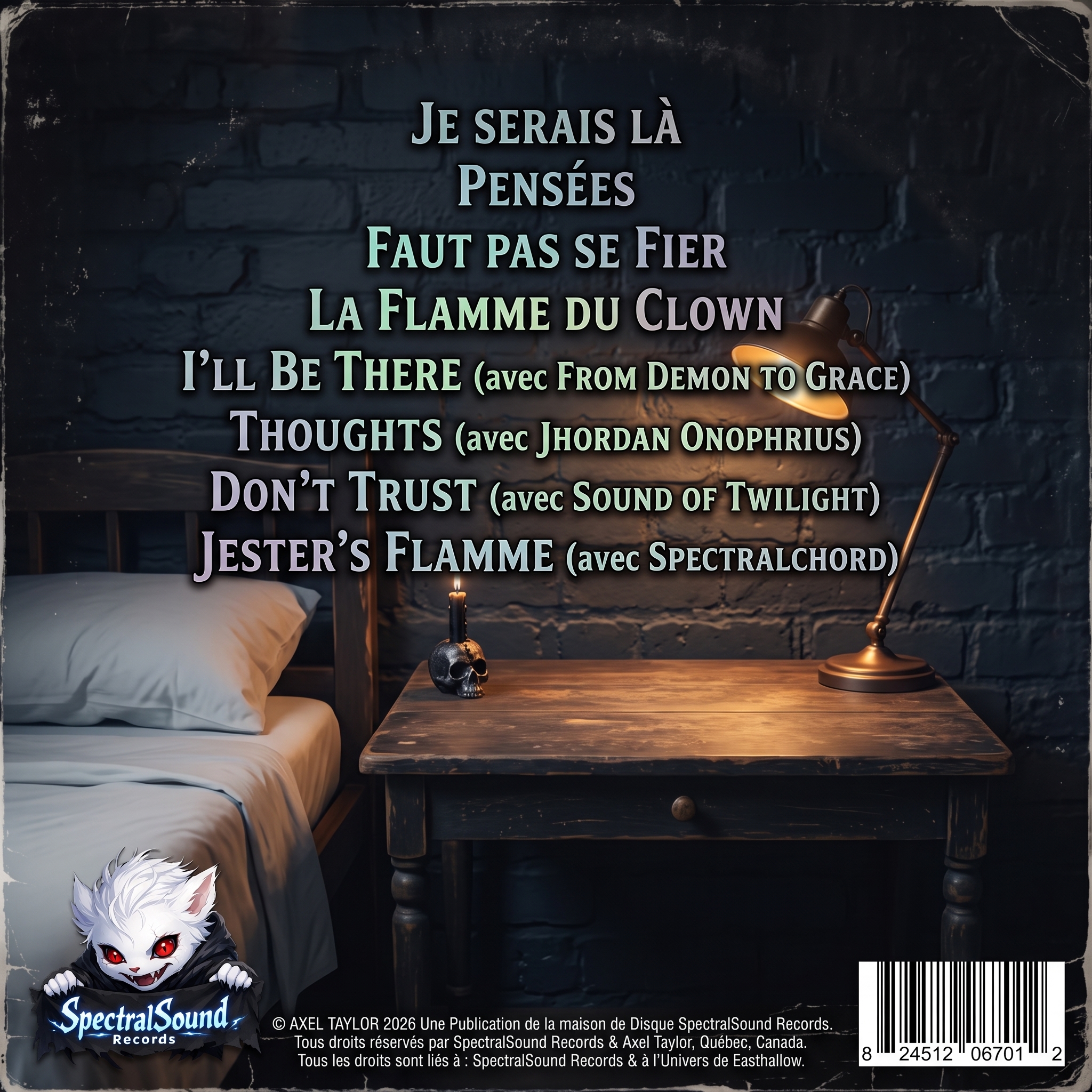 Dos album Ce que je veux te dire