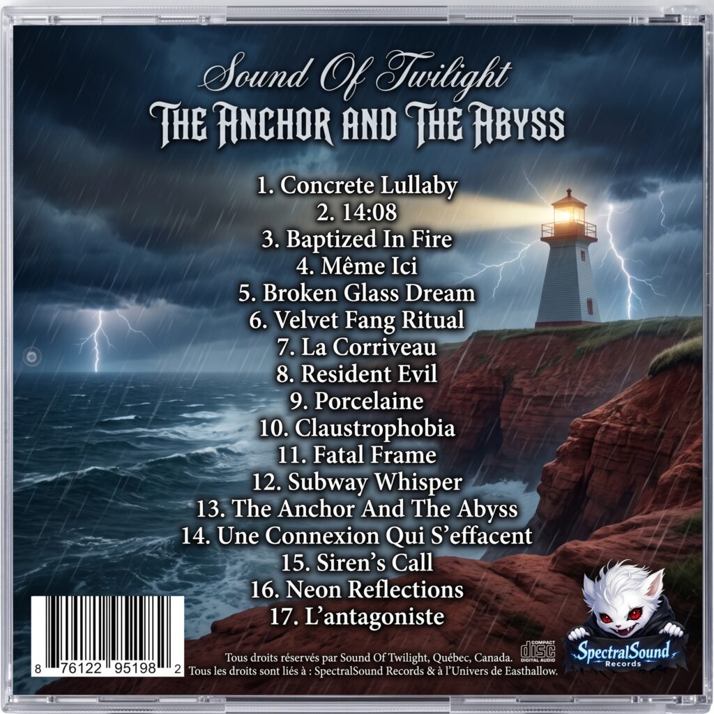 Dos de l'album The Anchor And The Abyss