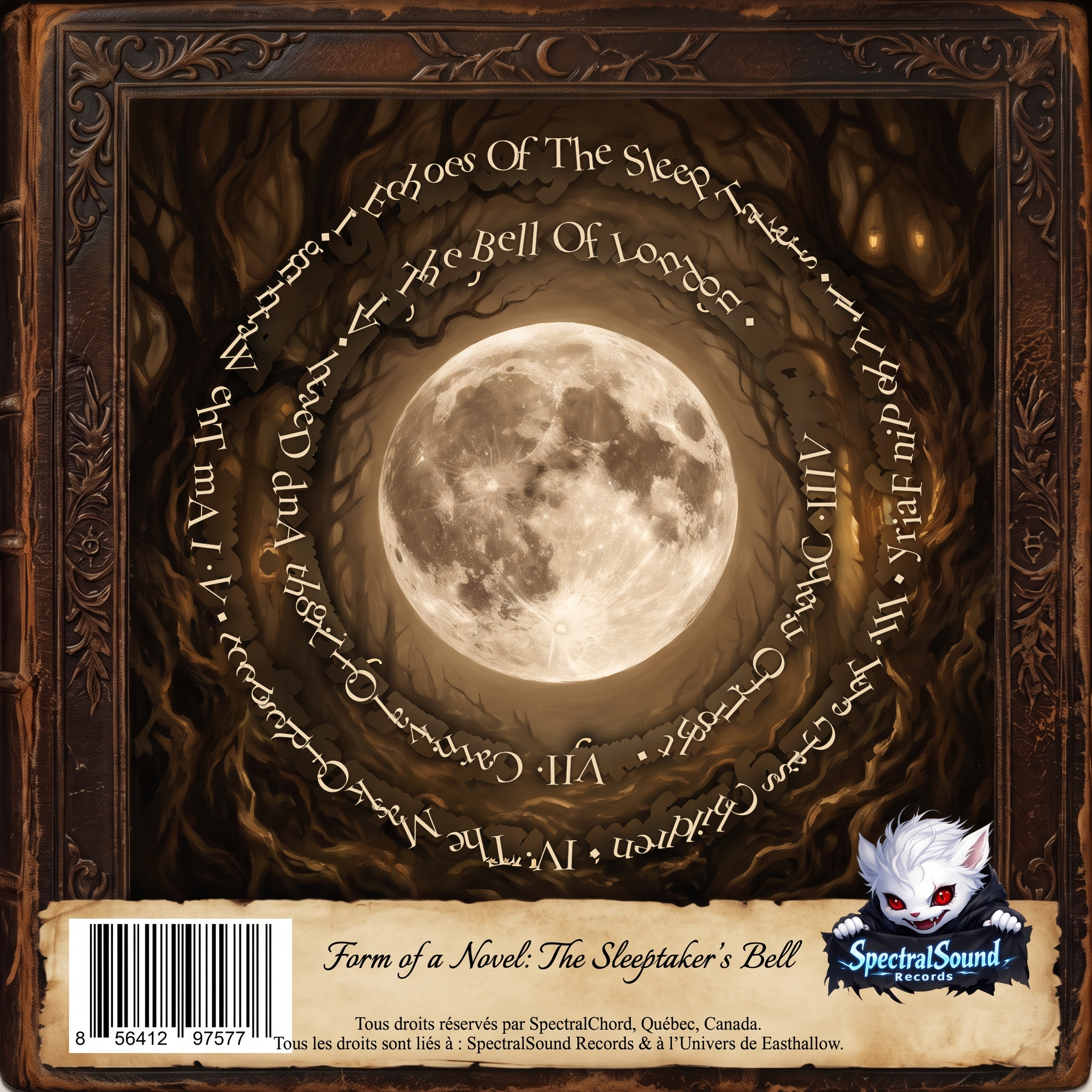 Dos de l'album The Sleeptaker's Soul de SpectralChord